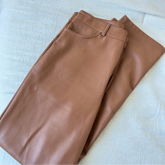 Gisele Faux Leather Straight Pants - Picture 6 of 6